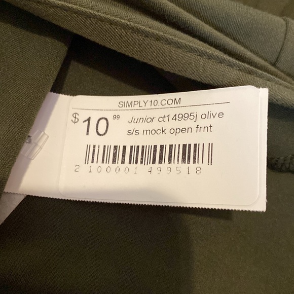 Green spring dress with stomach part out size small - Picture 3 of 3